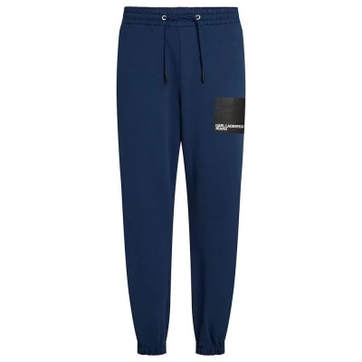 анцуг,мъжки,панталони,karl,lagerfeld,box,logo,regular,sweat,pants,black,iris,(blue)