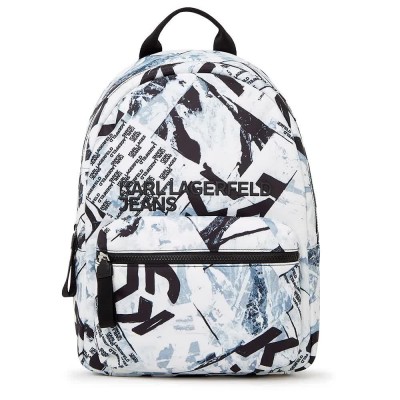 раница,раници,karl,lagerfeld,essential,bp,backpack,urban,texture,aop,(white)