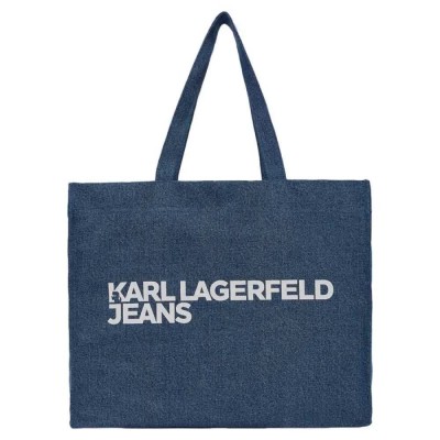 пазарска,чанта,всички,чанти,karl,lagerfeld,ew,logo,shopper,bag,washed,mid,blue,(blue)