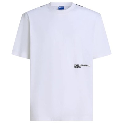 тениска,мъжки,тениски,karl,lagerfeld,face,relaxed,fit,t,shirt,white