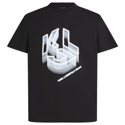 тениска,мъжки,тениски,karl,lagerfeld,monogram,regular,fit,t,shirt,black