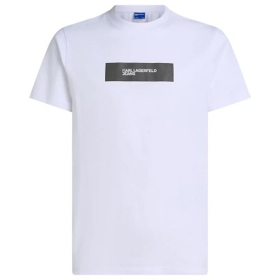 тениска,мъжки,тениски,karl,lagerfeld,reflective,slim,fit,t,shirt,white