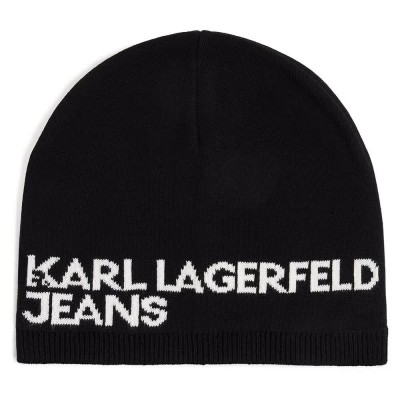 дънки,всички,шапки,karl,lagerfeld,jeans,single,layer,logo,beanie,black,(black)