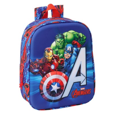 раница,раници,safta,622567011,avengers,3d,mini,6l,32x43x14,cm,backpack,multicolor,(blue)