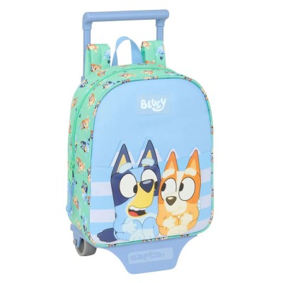раница,раници,safta,bluey,sisters,mini,wheeled,backpack,multicolor,(blue)