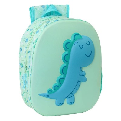 раница,раници,safta,dino,3d,wheeled,17l,32x43x14,cm,backpack,multicolor,(green)