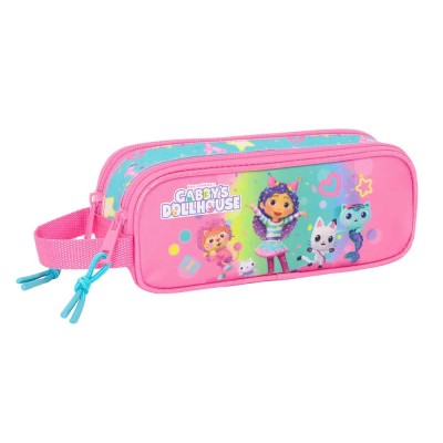 канцеларски,принадлежности,safta,gabby´s,dollhouse,confetti,pencil,case,pink,(multicolor)