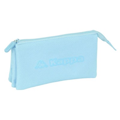 канцеларски,принадлежности,safta,kappa,basics,triple,pencil,case,blue,(celest)