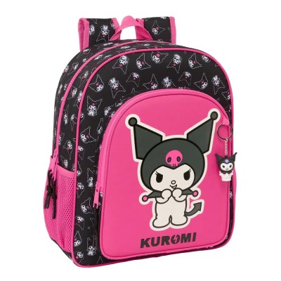 раница,раници,safta,612541640,kuromi,15l,32x43x14,cm,backpack,multicolor,(black,pink)