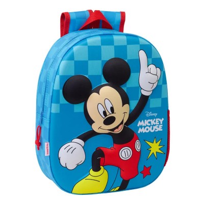 раница,раници,safta,622550890,mickey,mouse,3d,8.64l,32x43x14,cm,backpack,multicolor,(blue)