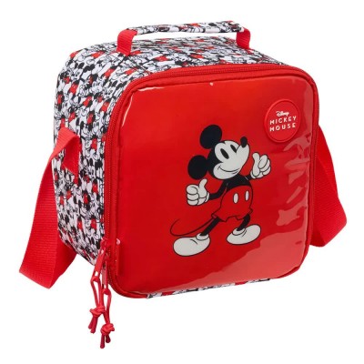 чанта,раници,safta,mickey,mouse,waterproof,lunch,bag,multicolor,(red)