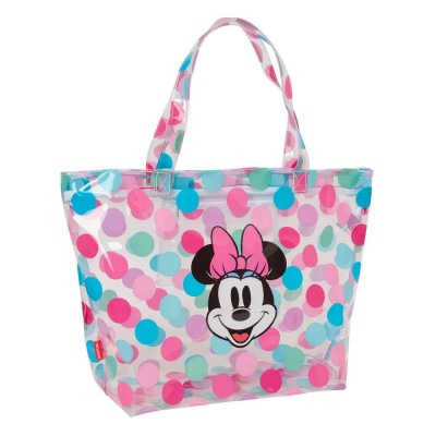 пазарска,чанта,всички,чанти,safta,minnie,mouse,beach,shopping,bag,multicolor,(pink)