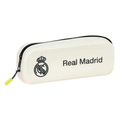 канцеларски,принадлежности,safta,real,madrid,25,26,silicone,pencil,case,multicolor,(beige)