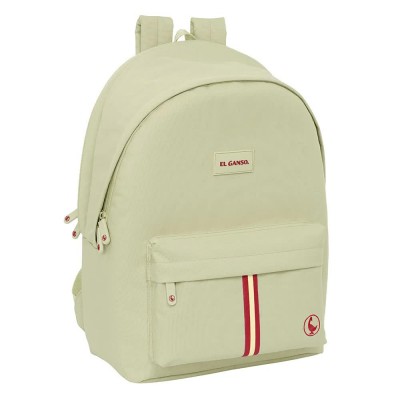 раница,раници,safta,642562820,the,goose,basics,15.6´´+usb,24.55l,32x43x14,cm,backpack,beige,(green)