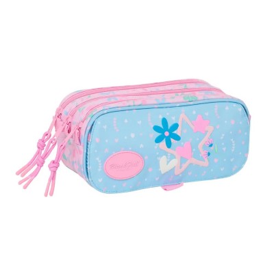 канцеларски,принадлежности,safta,blackfit8,smile,triple,pencil,case,multicolor,(blue)