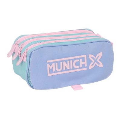 канцеларски,принадлежности,safta,munich,mellow,big,triple,pencil,case,blue,(multicolor)