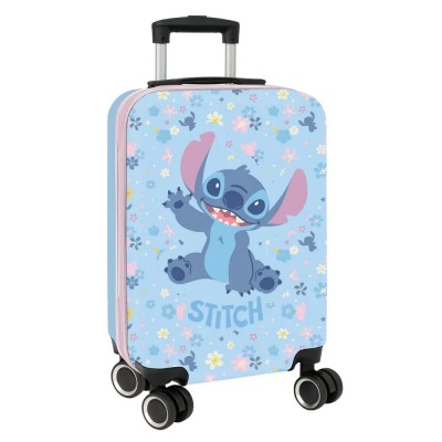 куфари,safta,stitch,happy,20´´,twin,40.1l,34.5x20x55,cm,trolley,bag,blue,(multicolor)