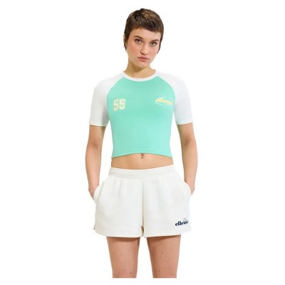 тениска,дамски,тениски,ellesse,vamaveche,cropped,short,sleeve,t,shirt,white,(green)