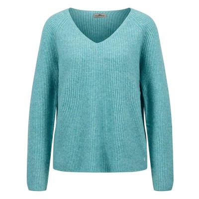 блуза,дамски,пуловери,дамски,плетени,дрехи,fynch,hatton,melange,rws,v,neck,sweater,green
