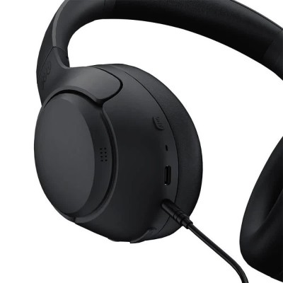 слушалки,слушалки,qcy,anc,h3,wireless,headphones,black