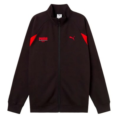 блуза,мъжки,пуловери,puma,block,graphic,regular,full,zip,sweatshirt,black
