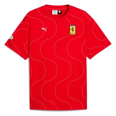 тениска,мъжки,тениски,puma,ferrari,niki,lauda,graphic,short,sleeve,t,shirt,rosso,corsa