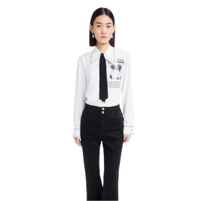 дамски,блузи,дамски,ризи,lily,mermaid,shirt,white