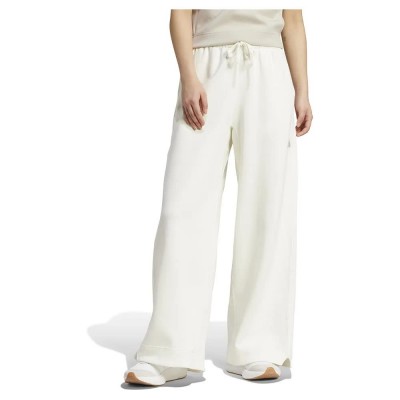 панталони,дамски,панталони,adidas,all,szn,fleece,loose,wide,leg,pants,off,white,(white)