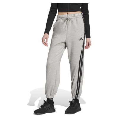 анцуг,дамски,панталони,adidas,essentials,3,stripes,fleece,loose,fit,joggers,grey