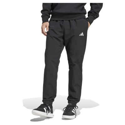 панталони,мъжки,панталони,adidas,essential,small,logo,woven,pants,black,(black,white)