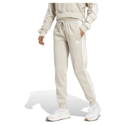 анцуг,дамски,панталони,adidas,essentials,3,stripes,fleece,slim,joggers,beige,(wonder,alumina,white)