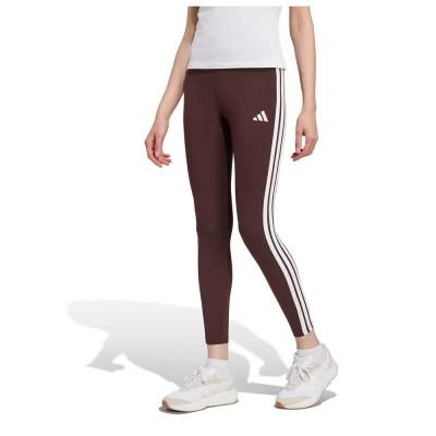 клин,дамски,клинове,дамски,чорапогащи,и,клинове,adidas,essentials,3,stripes,cotton,leggings,brown,(shadow,brown,white)