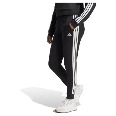 анцуг,дамски,панталони,adidas,essentials,3,stripes,fleece,slim,joggers,black,white,(black)