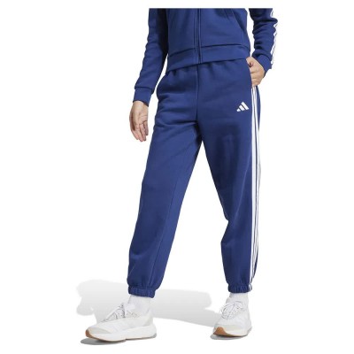 анцуг,дамски,панталони,adidas,essentials,3,stripes,fleece,loose,fit,joggers,dark,blue,white,(blue)