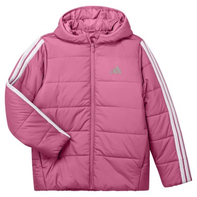 яке,детски,якета,и,палта,adidas,essentials,3,stripes,padded,jacket,pink,fusion,white,(pink)