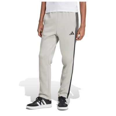 анцуг,мъжки,панталони,adidas,essentials,3,stripes,open,hem,fleece,joggers,grey,(metal,grey,black)