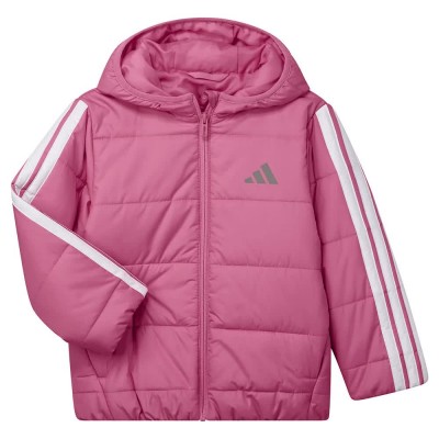 яке,детски,якета,и,палта,adidas,essentials,3,stripes,padded,jacket,white,pink,fusion,(pink)