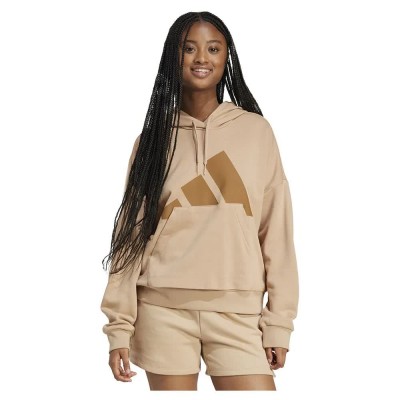 суичър,дамски,блузи,adidas,essentials,big,logo,french,terry,loose,hoodie,warm,sandstone,brown,desert,(beige)