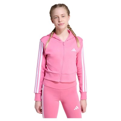 блуза,детски,блузи,adidas,essentials,full,zip,sweatshirt,pink,fusion,white,(pink)