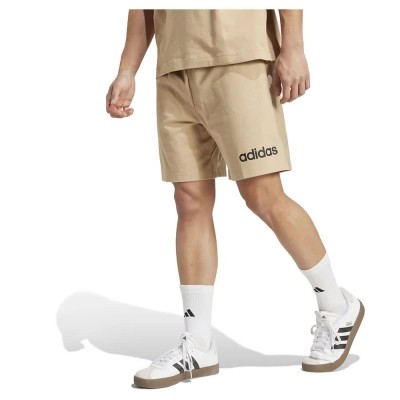 къси,панталони,мъжки,панталони,adidas,essentials,linear,single,jersey,shorts,warm,sandstone,black,(beige)