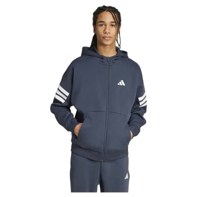 блуза,мъжки,пуловери,adidas,future,icons,3,stripes,full,zip,sweatshirt,blue,(aurora,ink)
