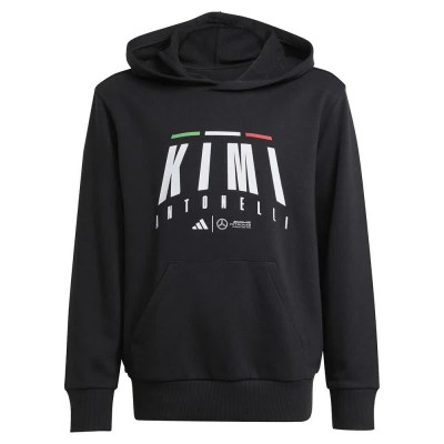 суичър,детски,блузи,adidas,mercedes,amg,petronas,formula,one,team,kimi,antonelli,hoodie,black
