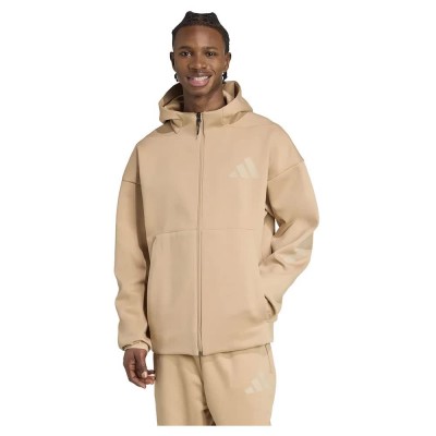 блуза,мъжки,пуловери,adidas,z.n.e,full,zip,sweatshirt,beige,(warm,sandstone,clay,brown)