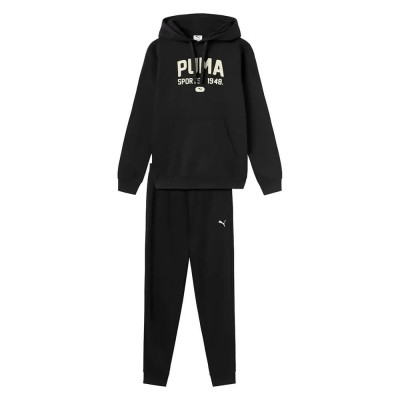 анцуг,дамски,анцузи,puma,graphic,tracksuit,black