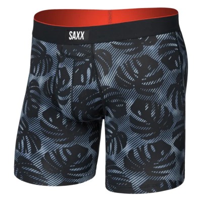 боксерки,мъжко,бельо,saxx,underwear,multi,sport,mesh,brief,fly,boxers,rem,tropic,black,(black,grey)