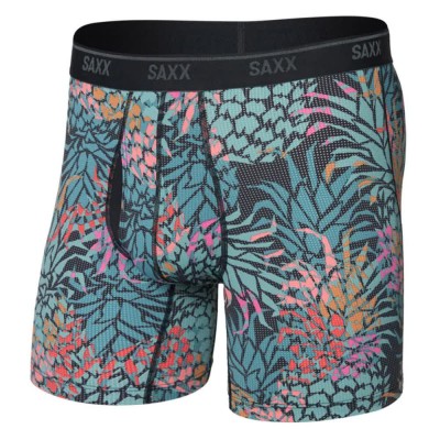 боксерки,мъжко,бельо,saxx,underwear,quest,quick,dry,mesh,boxers,pineapple,patch,multi,(grey)