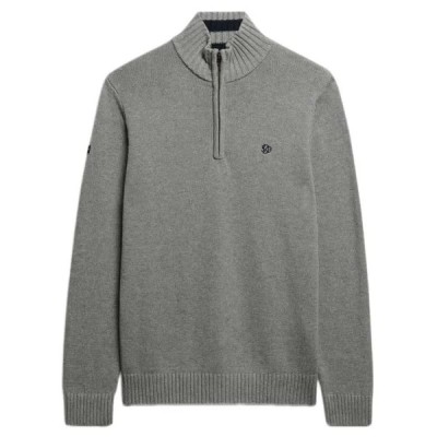 блуза,мъжки,пуловери,superdry,m6110706a,half,zip,sweater,grey,marl,(grey)