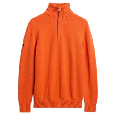 блуза,мъжки,пуловери,superdry,m6110706a,half,zip,sweater,orange