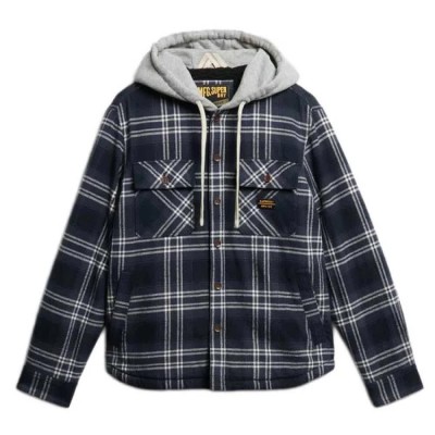 карирана,риза,мъжки,ризи,superdry,surplus,shirt,navy,window,check,(blue)