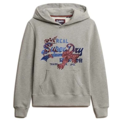 суичър,дамски,блузи,superdry,tokyo,vl,relaxed,fit,hoodie,grey,marl,(grey)